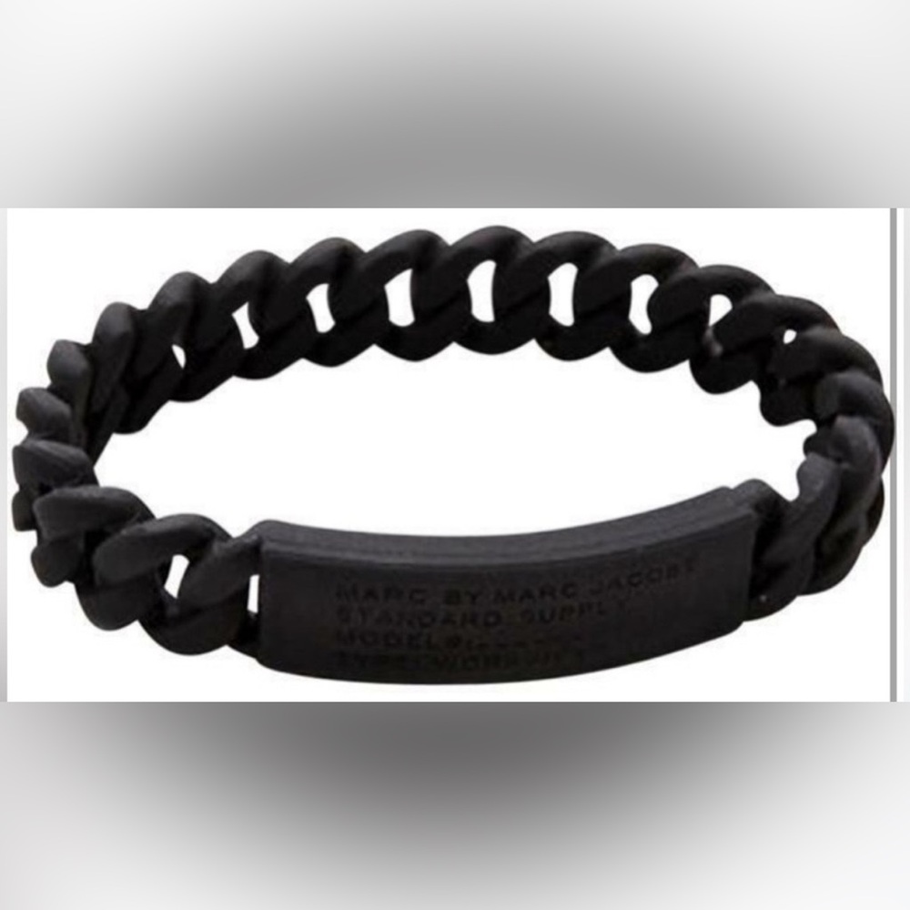 Marc by Marc Jacobs Black Chain Link Bracelet